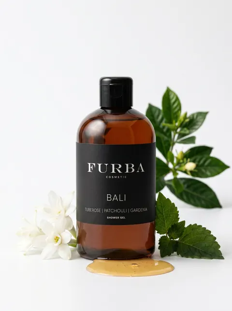 Парфюмированный гель для душа Furba Bali c цветочными акцентами и нотами кокоса и ванили, 300 мл