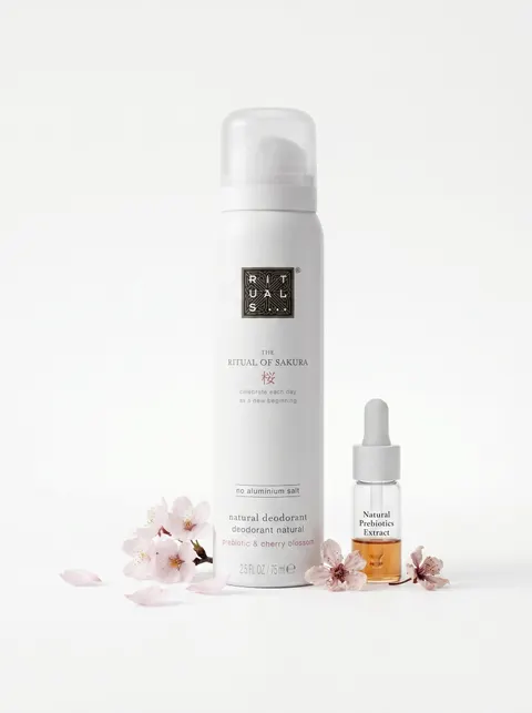 Дезодорант натуральный Rituals "Sakura" без алюминия, с нежным ароматом вишни, 75 мл